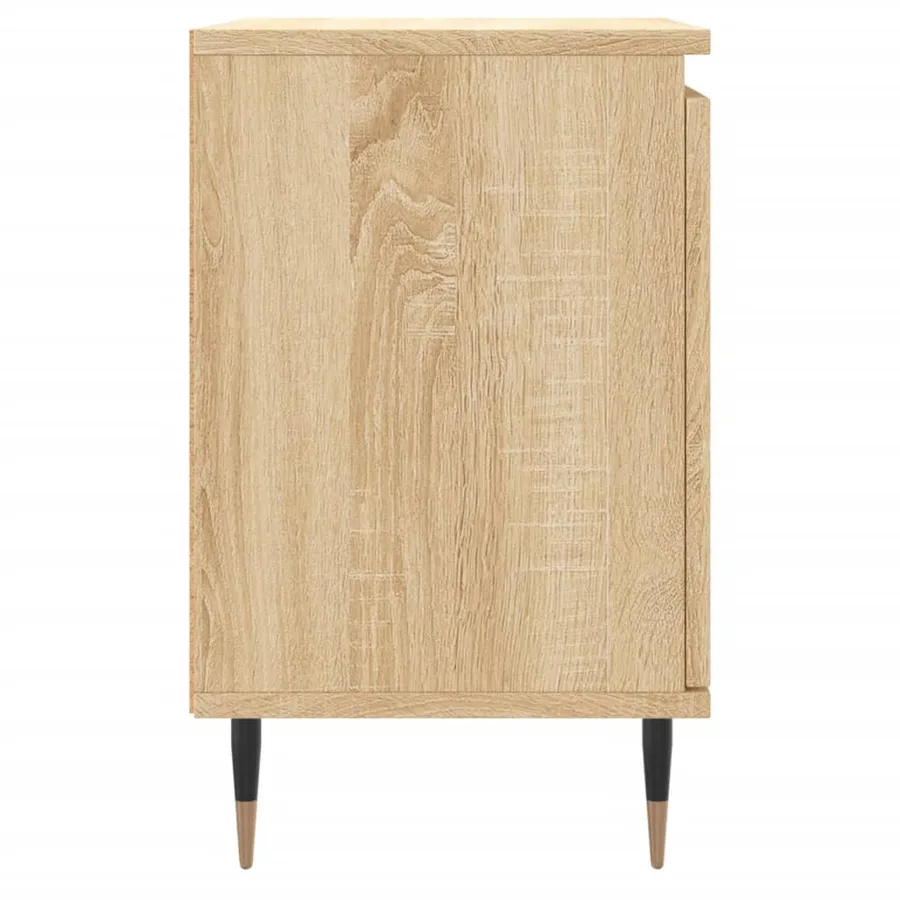 Tables de chevet 2pcs chêne sonoma 40x30x50cm bois d'ingénierie - 7