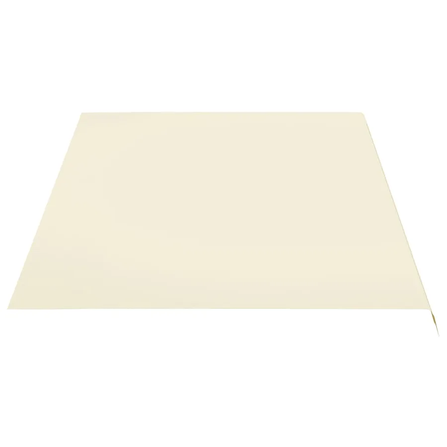 Tissu de remplacement pour auvent couleur crème 5x3,5 m polyester - 4