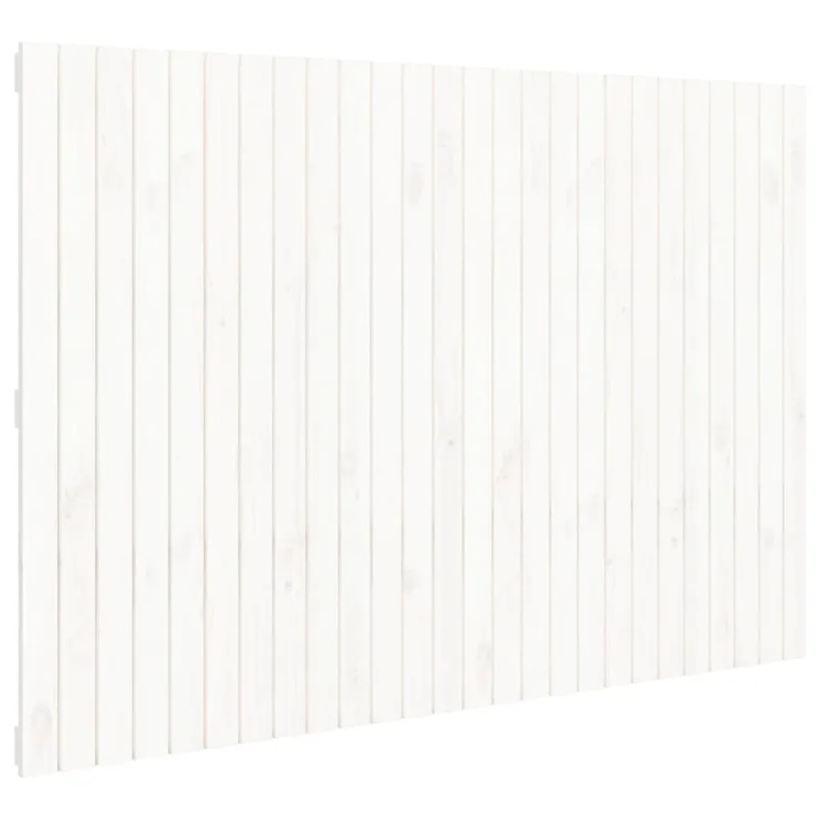 Tête de lit murale Blanc 166x3x110 cm Bois massif de pin - 2