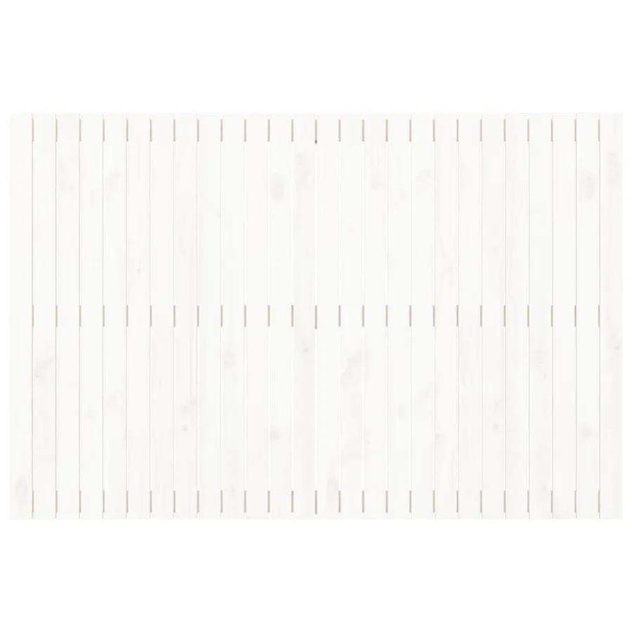 Tête de lit murale Blanc 166x3x110 cm Bois massif de pin - 4