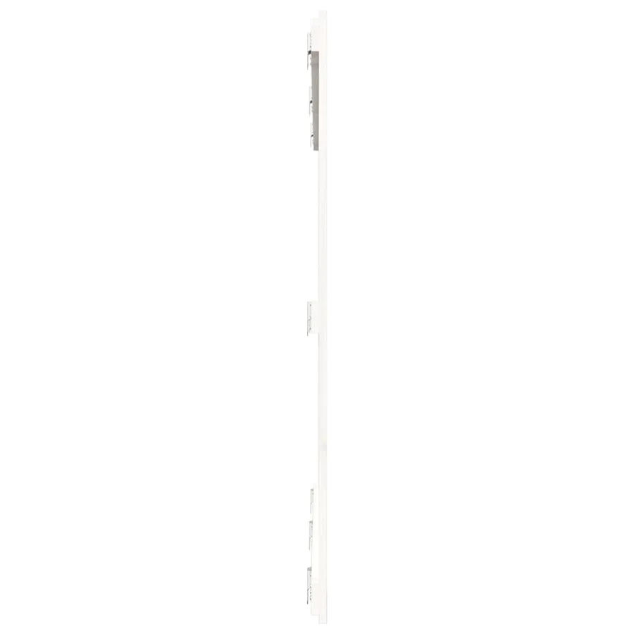 Tête de lit murale Blanc 166x3x110 cm Bois massif de pin - 5