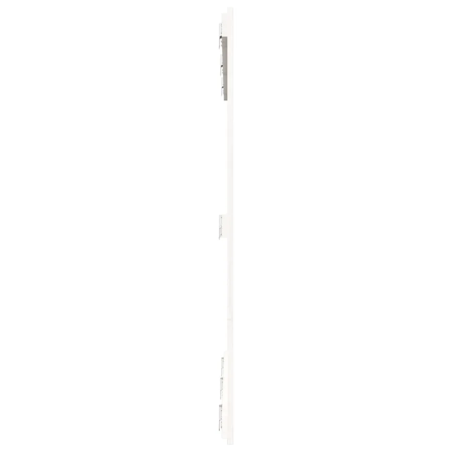 Tête de lit murale Blanc 146,5x3x110 cm Bois massif de pin - 5