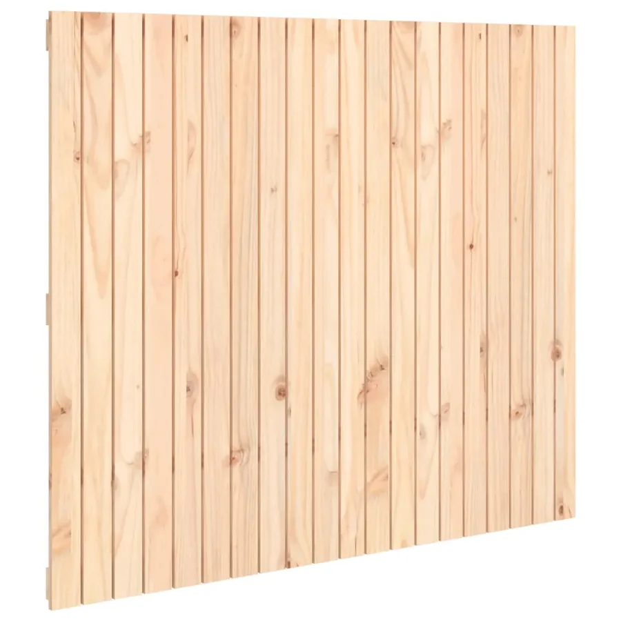 Tête de lit murale 127,5x3x110 cm Bois massif de pin - 2