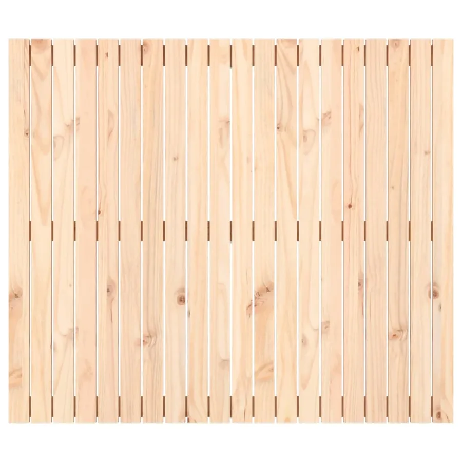 Tête de lit murale 127,5x3x110 cm Bois massif de pin - 4