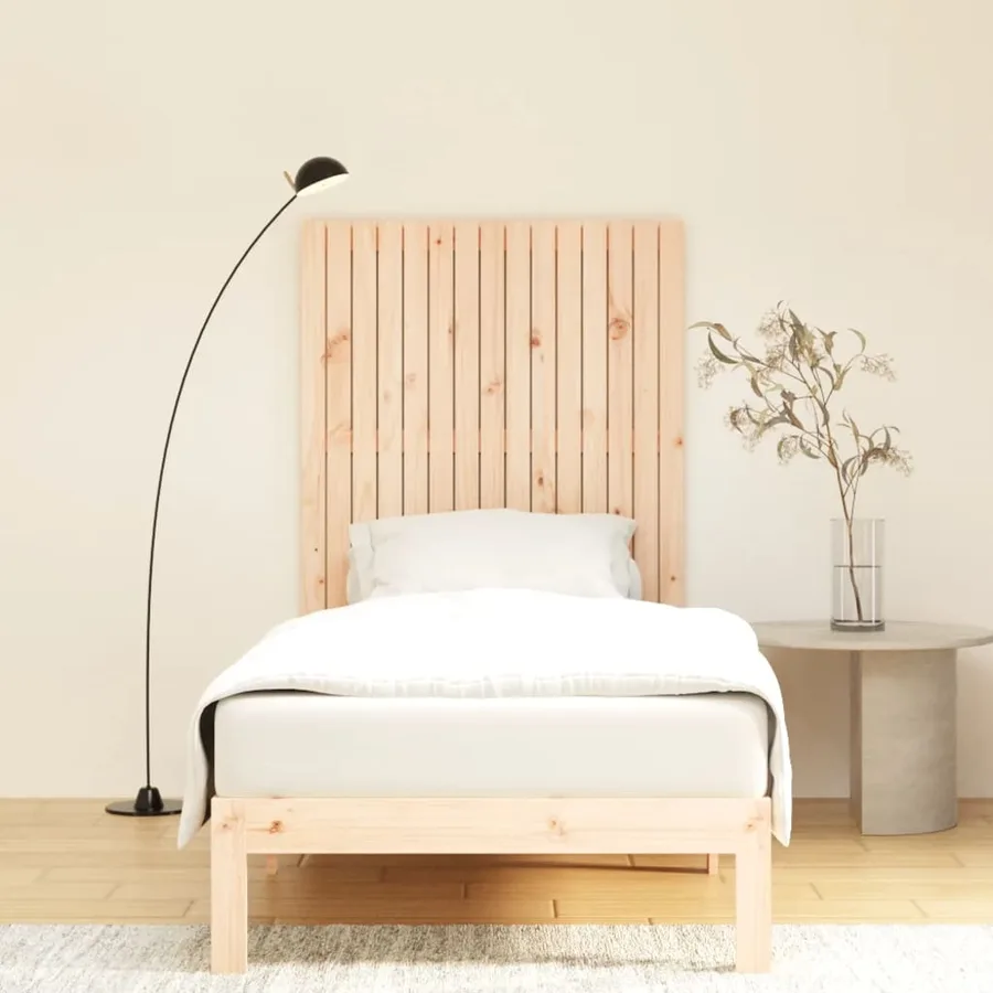 Tête de lit murale 95,5x3x110 cm Bois massif de pin - 3