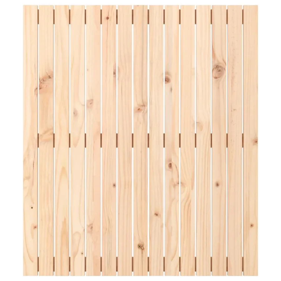 Tête de lit murale 95,5x3x110 cm Bois massif de pin - 4