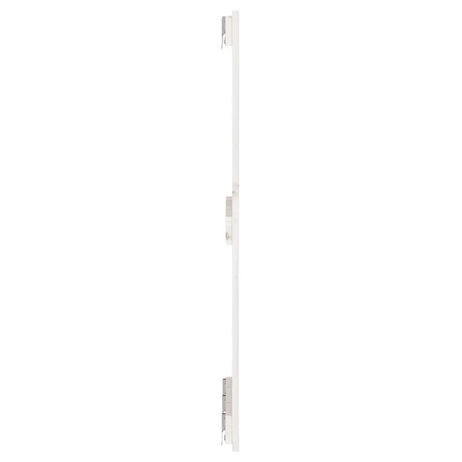 Tête de lit murale Blanc 140x3x90 cm Bois massif de pin - 5
