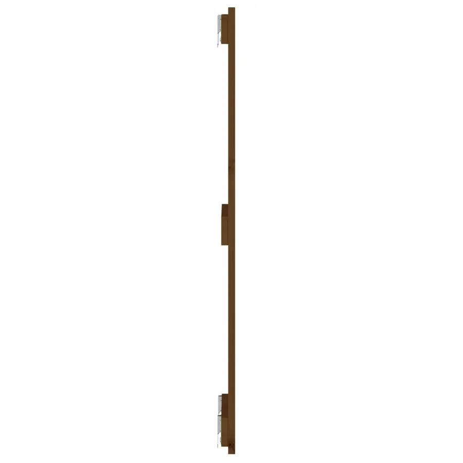 Tête de lit murale Marron miel 82,5x3x90 cm Bois massif de pin - 5