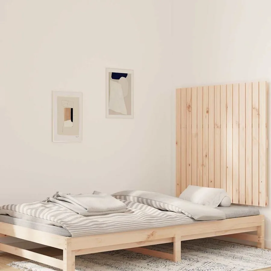 Tête de lit murale 95,5x3x90 cm Bois massif de pin