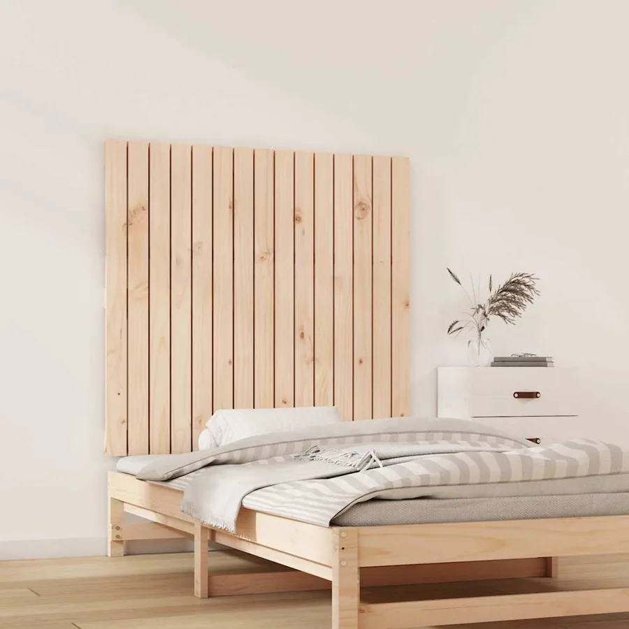 Tête de lit murale 95,5x3x90 cm Bois massif de pin - 3