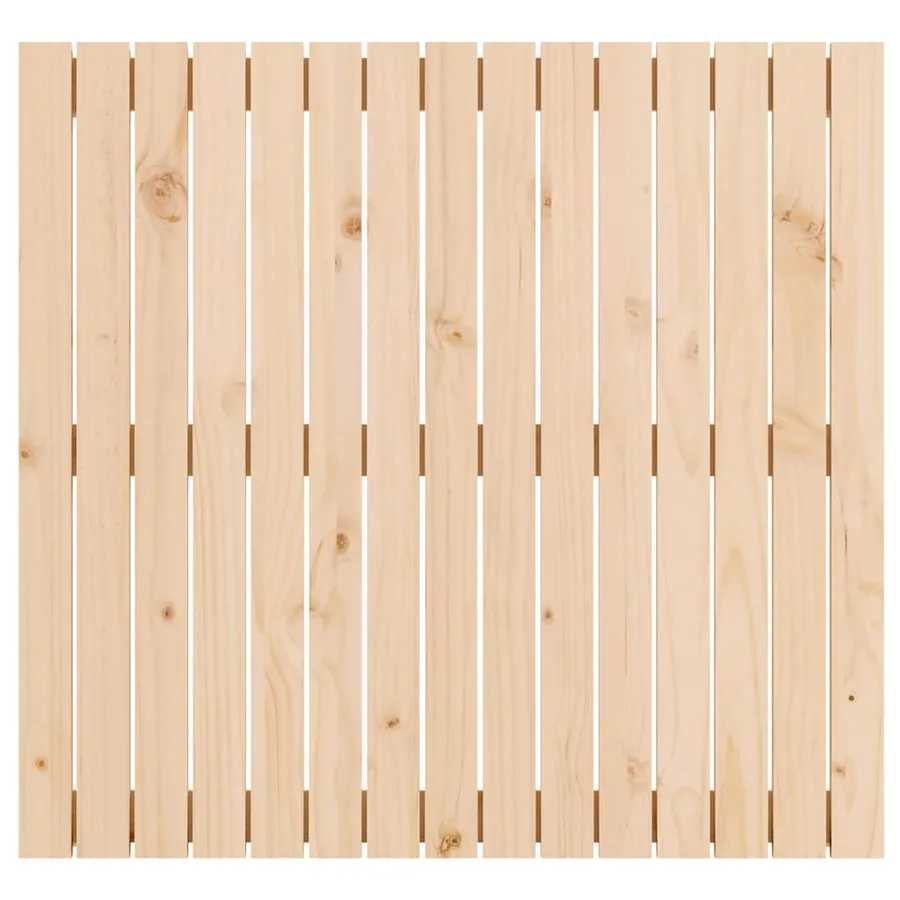 Tête de lit murale 95,5x3x90 cm Bois massif de pin - 4