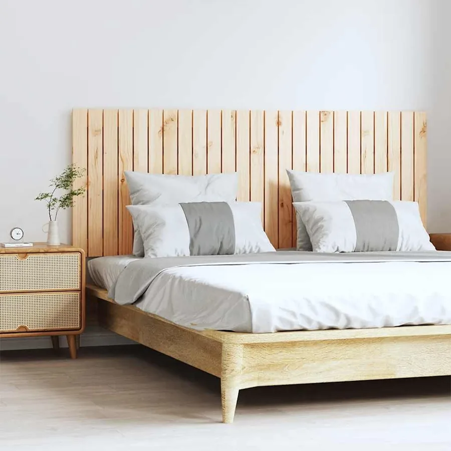 Tête de lit murale 159,5x3x60 cm Bois massif de pin
