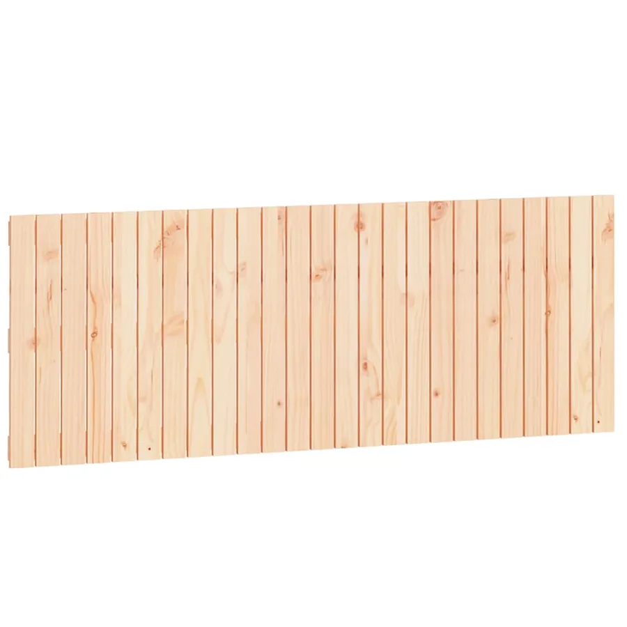 Tête de lit murale 159,5x3x60 cm Bois massif de pin - 2