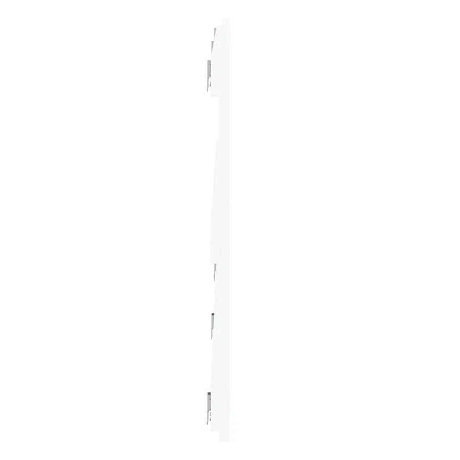 Tête de lit murale Blanc 204x3x60 cm Bois massif de pin - 5