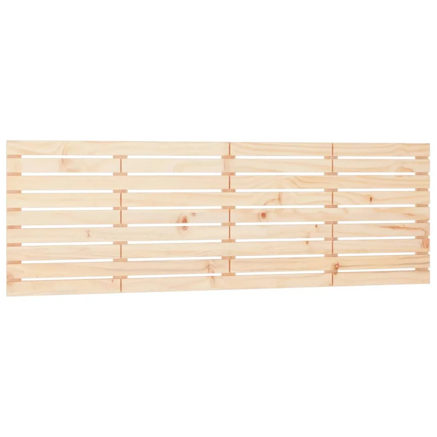Tête de lit murale 206x3x63 cm Bois massif de pin - 2
