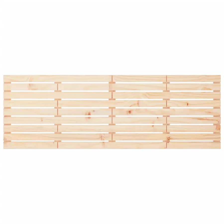 Tête de lit murale 206x3x63 cm Bois massif de pin - 4
