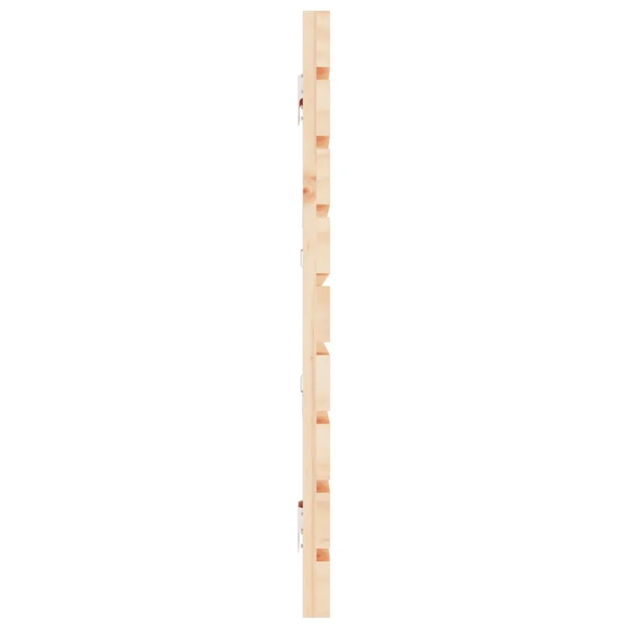 Tête de lit murale 206x3x63 cm Bois massif de pin - 5