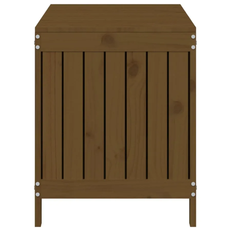 Boîte de rangement de jardin Marron miel 115x49x60 cm Bois pin - 7