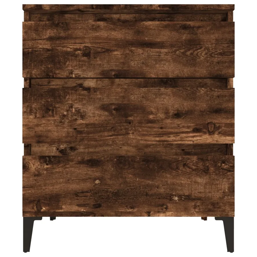 Buffet Chêne fumé 60x35x70 cm Bois d'ingénierie - 5