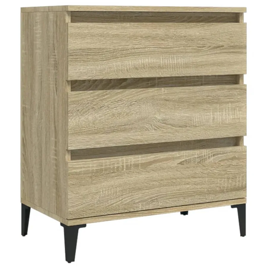 Buffet Chêne sonoma 60x35x70 cm Bois d'ingénierie - 2