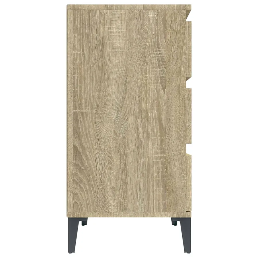 Buffet Chêne sonoma 60x35x70 cm Bois d'ingénierie - 6