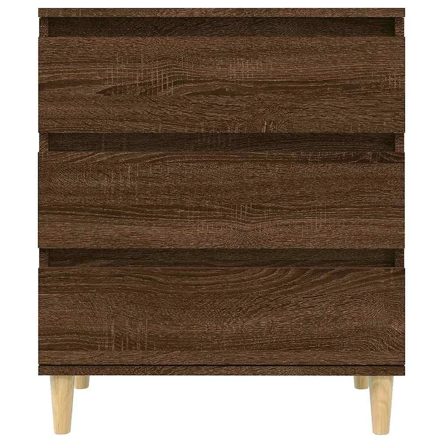 Buffet Chêne marron 60x35x70 cm Bois d'ingénierie - 6