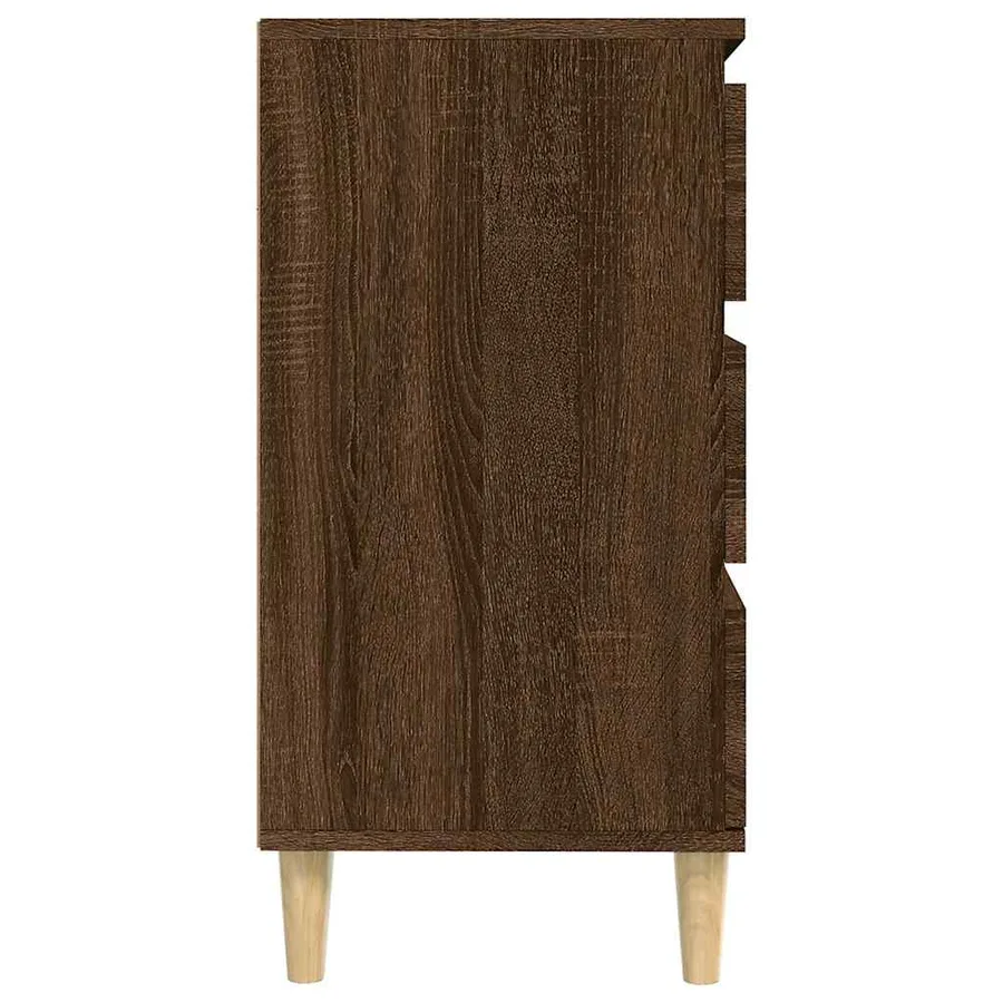 Buffet Chêne marron 60x35x70 cm Bois d'ingénierie - 8
