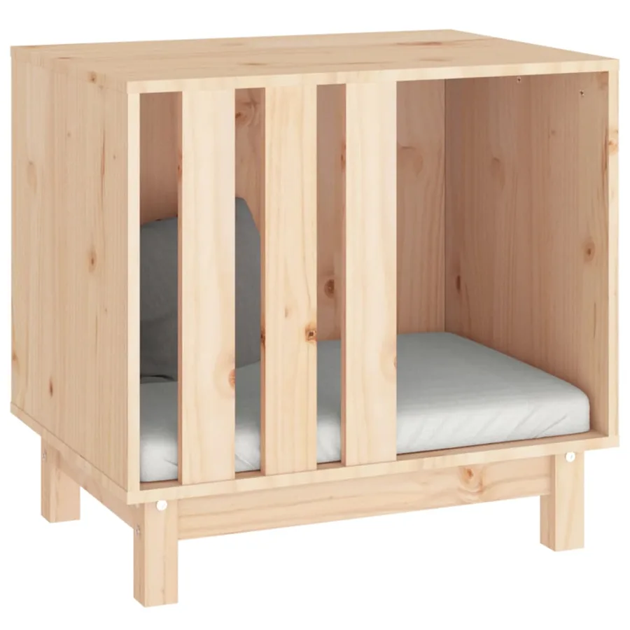 Niche pour chien 60x45x57 cm Bois de pin massif - 6