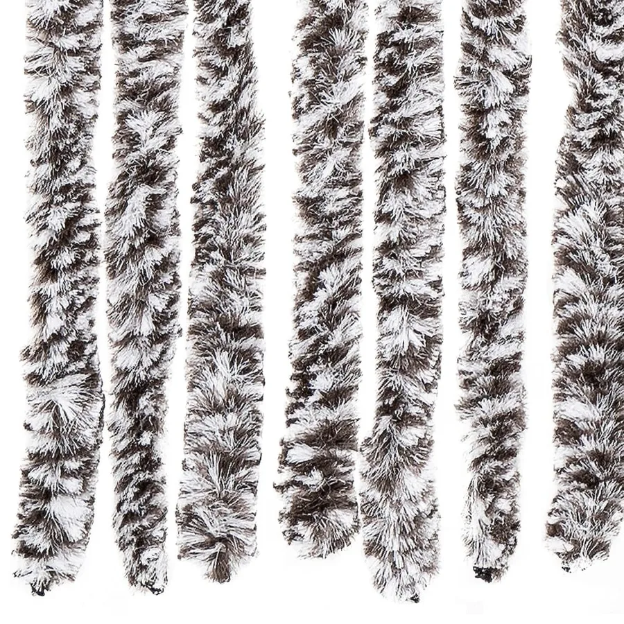 Moustiquaire Marron et beige 90 x 220 cm Chenille - 5
