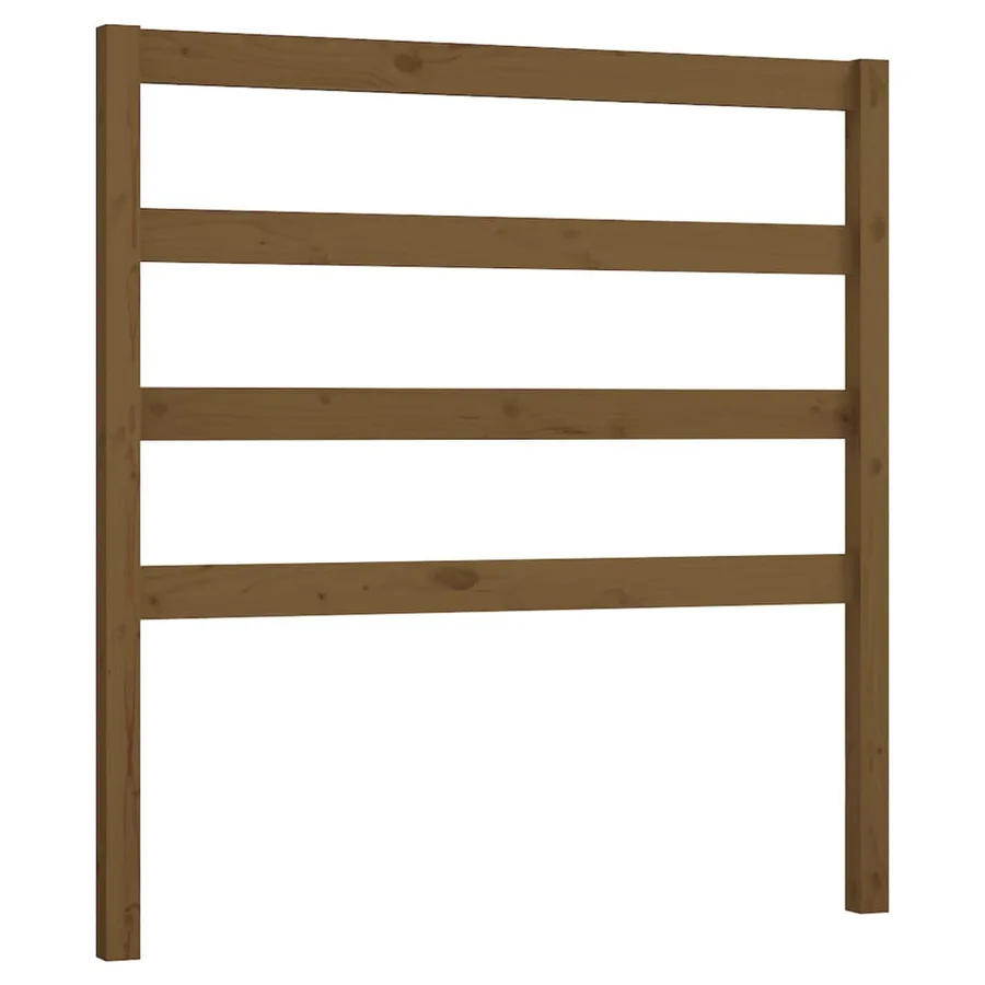 Tête de lit Marron miel 95x4x100 cm Bois massif de pin - 2