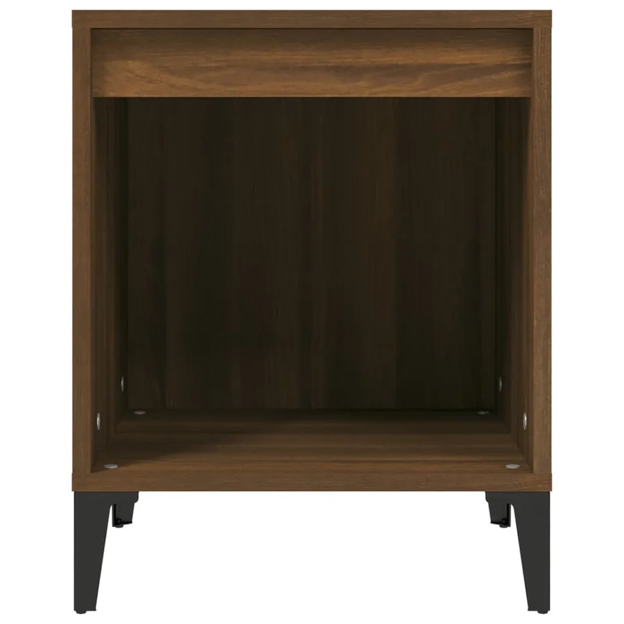 Tables de chevet 2 pcs Chêne marron 40x35x50 cm - 6