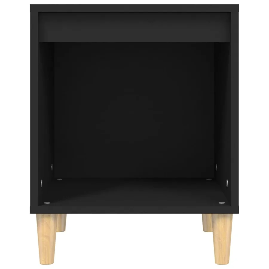 Tables de chevet 2 pcs Noir 40x35x50 cm - 6