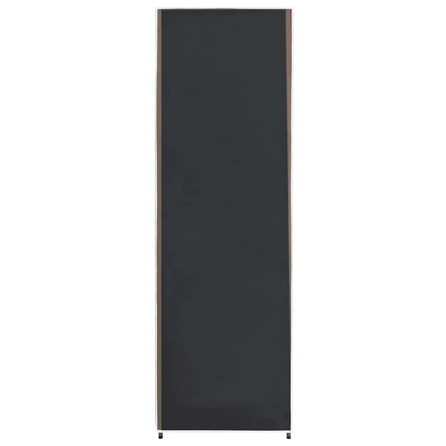 Garde-robe Noir 87 x 49 x 159 cm Tissu - 5