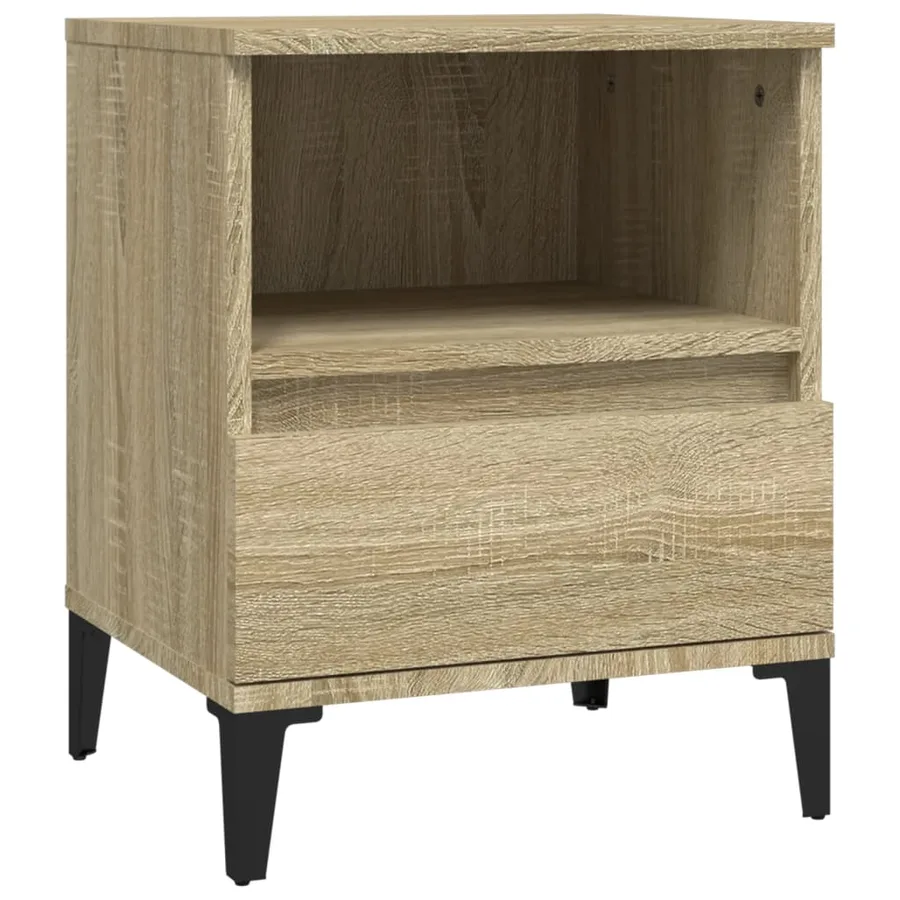 Table de chevet Chêne sonoma 40x35x50 cm - 2
