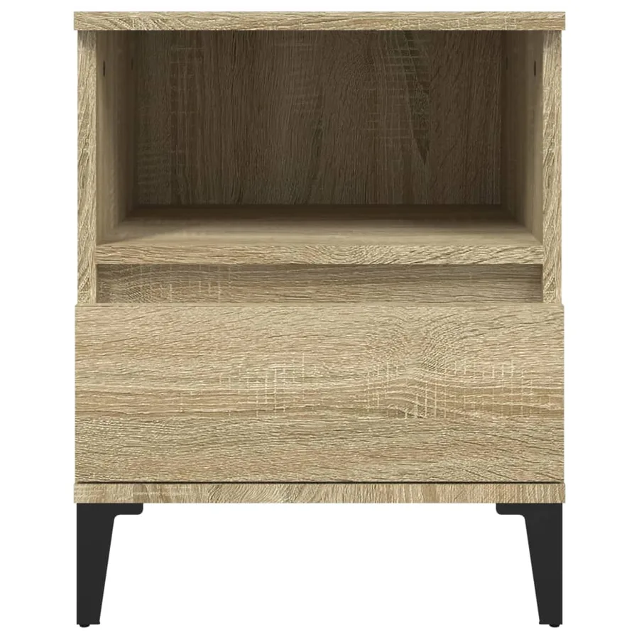 Table de chevet Chêne sonoma 40x35x50 cm - 6