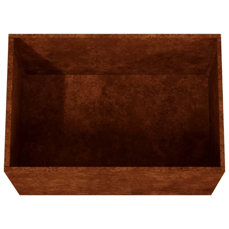 Jardinière 62x47x46 cm acier corten - 7