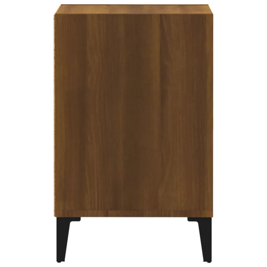 Meuble TV Chêne marron 100x35x55 cm Bois d'ingénierie - 7