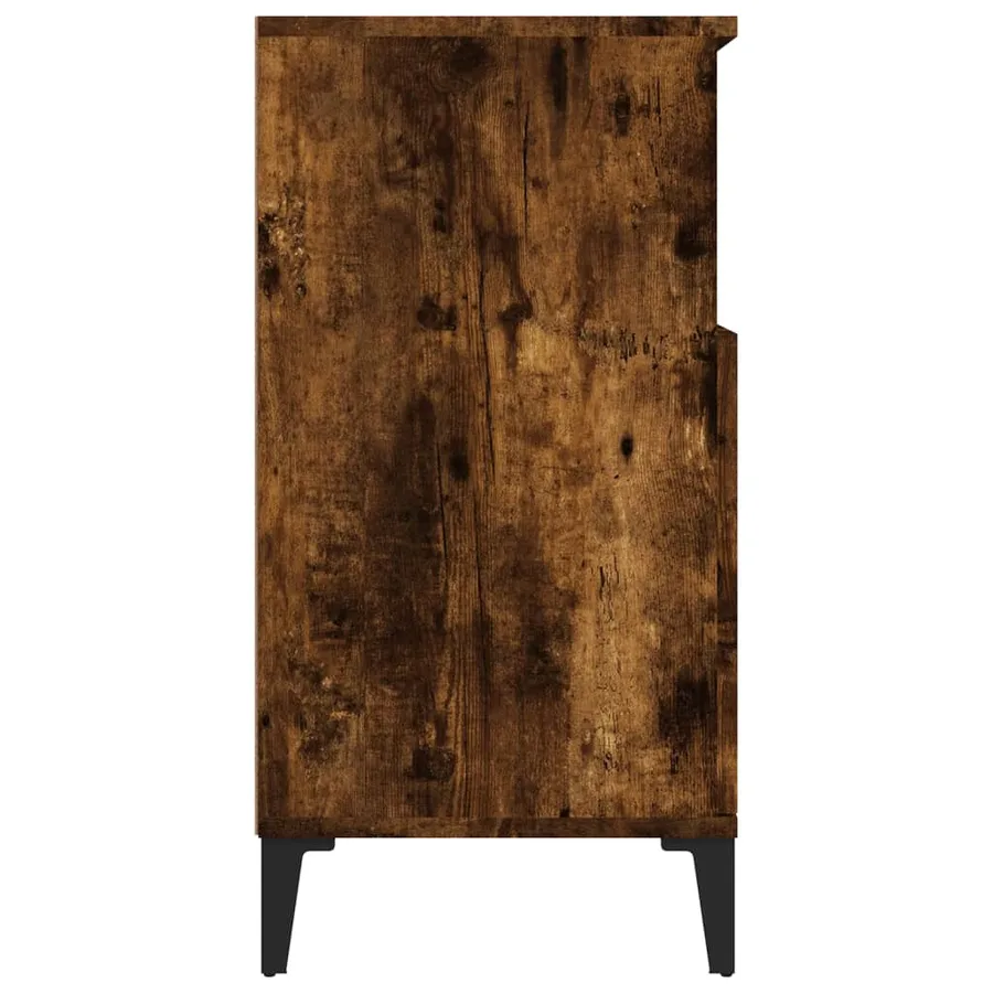 Buffet Chêne fumé 60x35x70 cm Bois d'ingénierie - 7