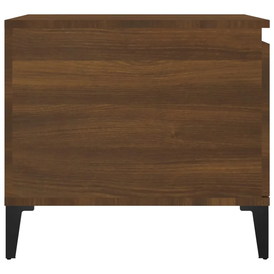Table basse Chêne marron 100x50x45 cm Bois d'ingénierie - 7