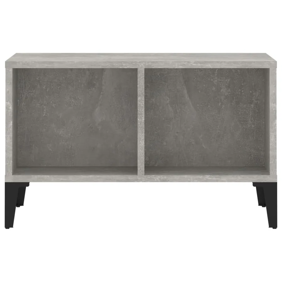 Table basse Gris béton 60x50x36,5 cm Bois d'ingénierie - 5