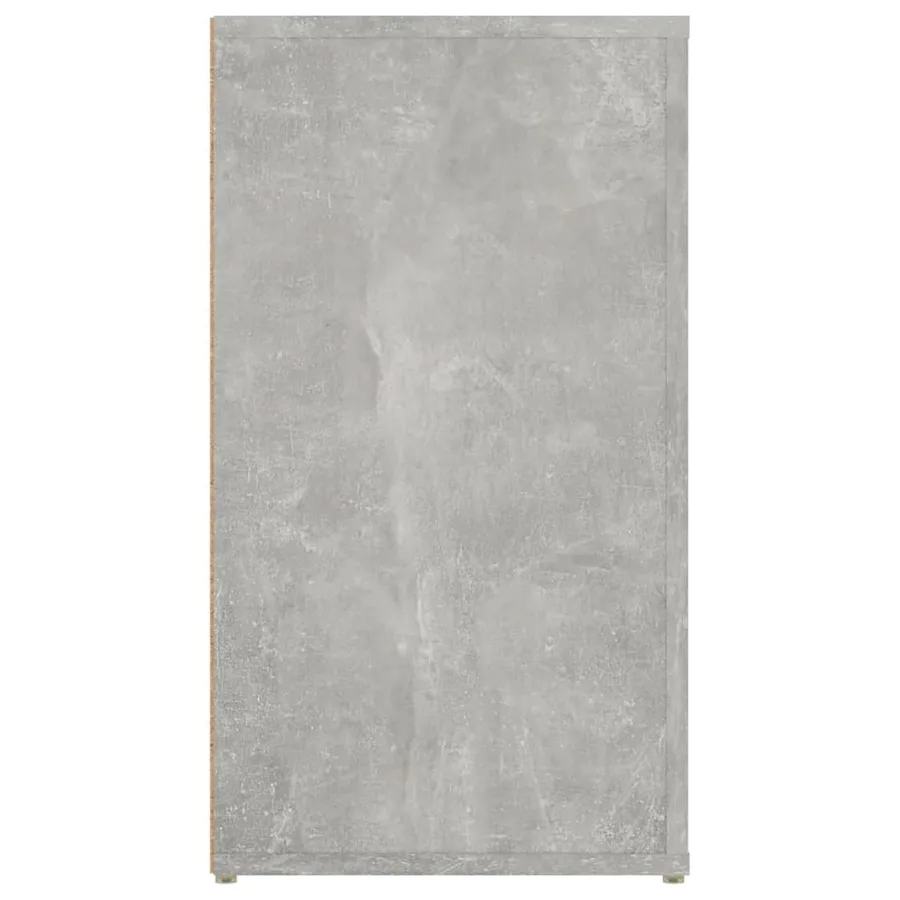 Buffet Gris béton 100x33x59,5 cm Bois d'ingénierie - 7