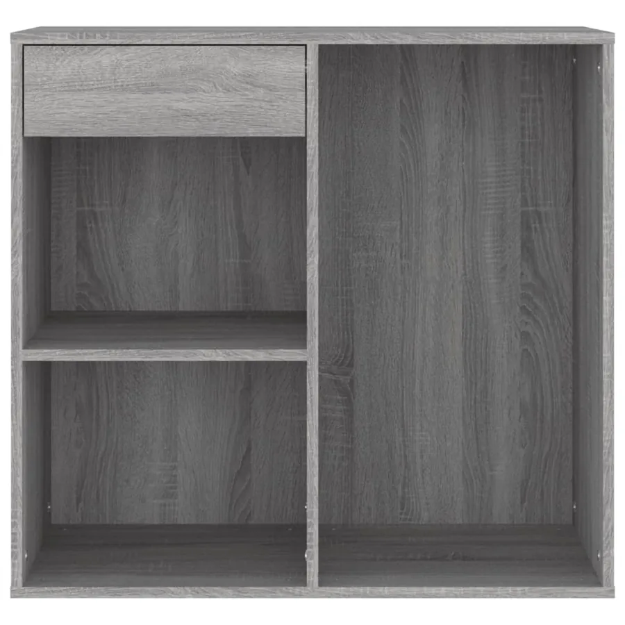 Armoire cosmétique Sonoma gris 80x40x75 cm Bois d'ingénierie - 3