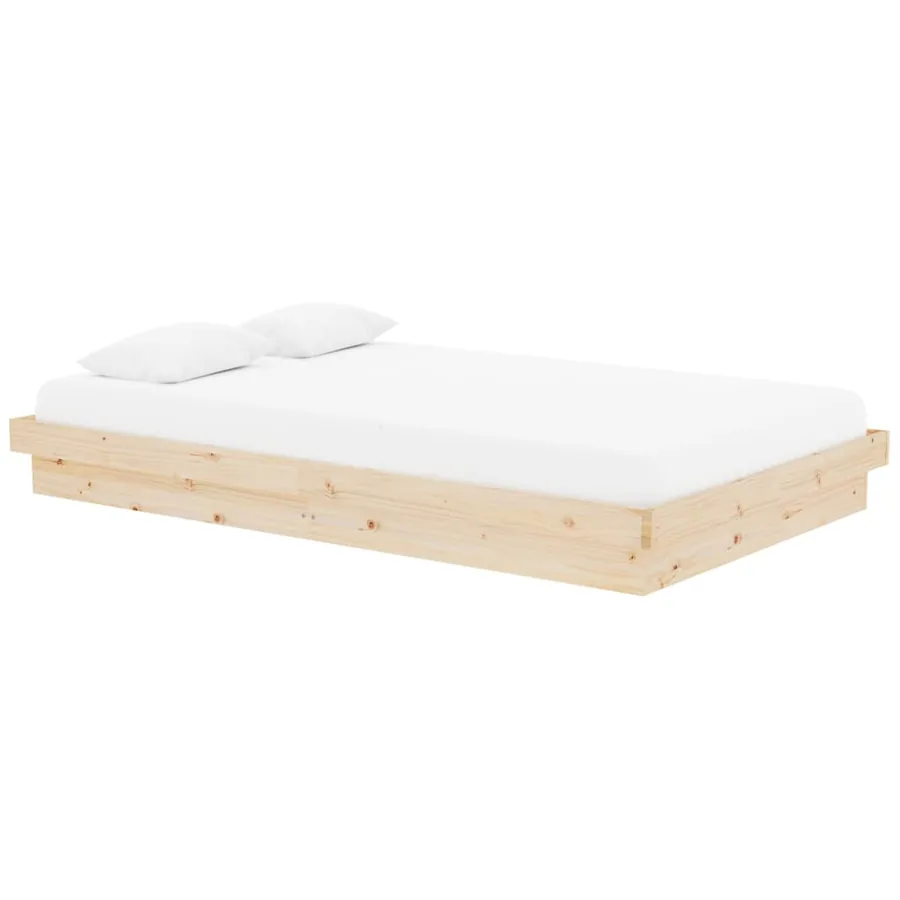 Cadre de lit Bois massif 120x200 cm - 3