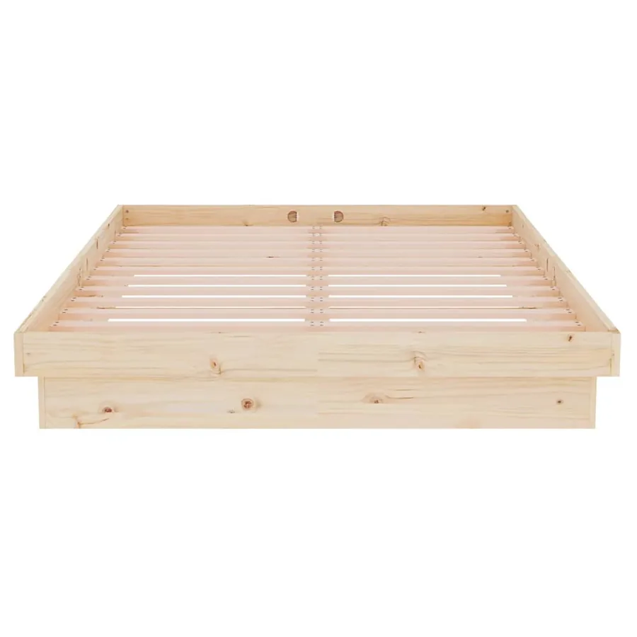 Cadre de lit Bois massif 120x200 cm - 5