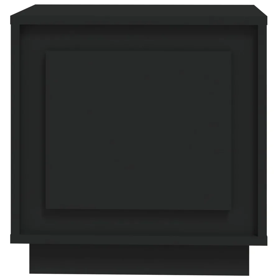 Tables de chevet 2 pcs noir 44x35x45 cm bois d'ingénierie - 7