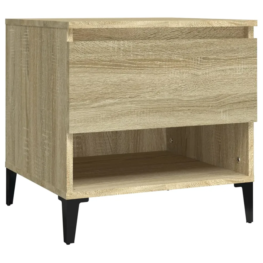 Table d'appoint Chêne sonoma 50x46x50 cm Bois d'ingénierie - 2