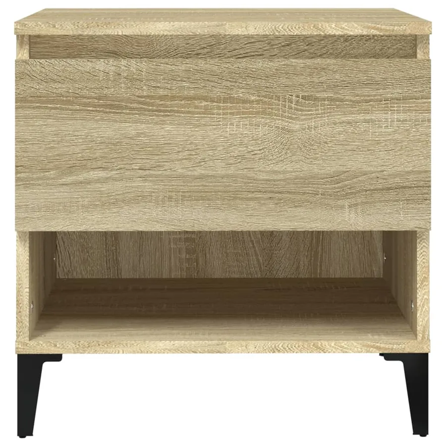 Table d'appoint Chêne sonoma 50x46x50 cm Bois d'ingénierie - 6