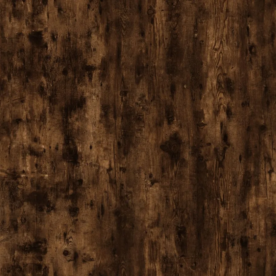 Table de chevet Chêne fumé 50x46x50 cm Bois d'ingénierie - 8