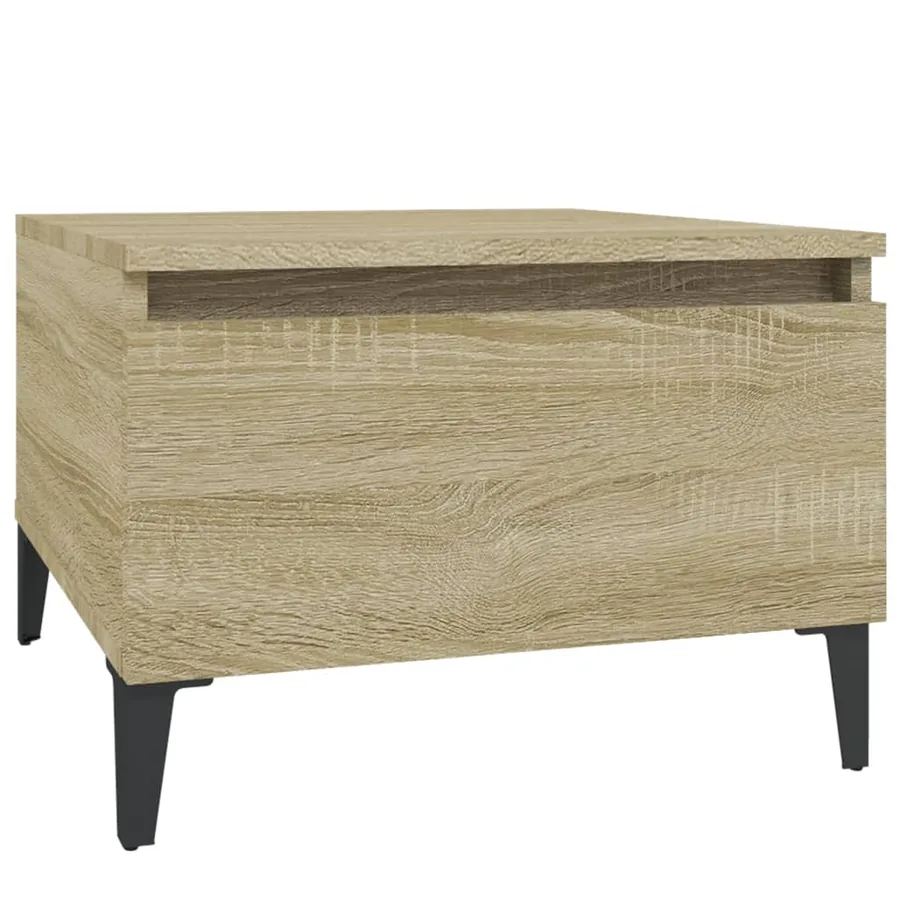 Tables d'appoint 2 pcs Chêne sonoma 50x46x35 cm Bois ingénierie - 6