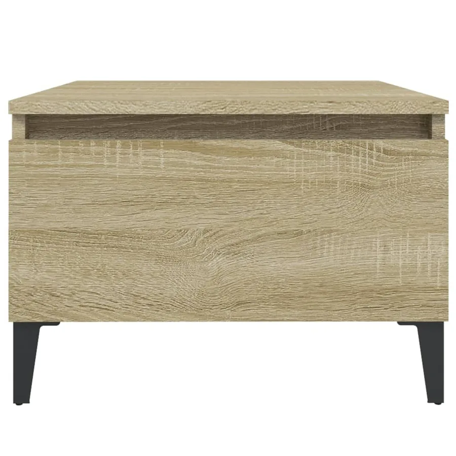 Tables d'appoint 2 pcs Chêne sonoma 50x46x35 cm Bois ingénierie - 7